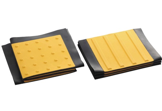 アラオ 点字マット（折り畳み式） 【1枚】 300角ポイント（6枚×1列） 400ｗ×1850Ｌ