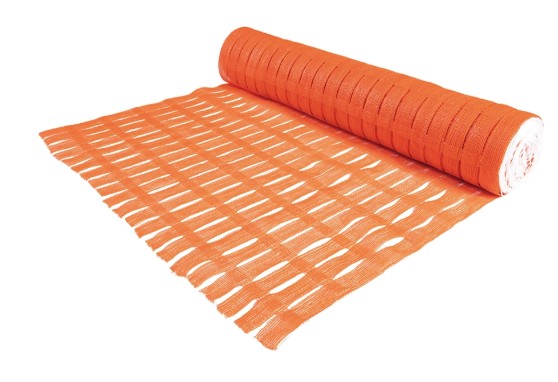 アラオ ネットフェンス 【1巻】 オレンジ 1ｍ×50ｍ　ポリエチレン製