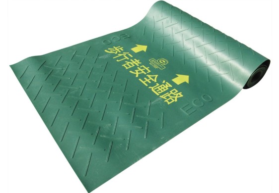アラオ エコ歩行者マット 【1巻】 3ｔ×600ｗ×3.6ｍ（5.6㎏）再生エラストマー製