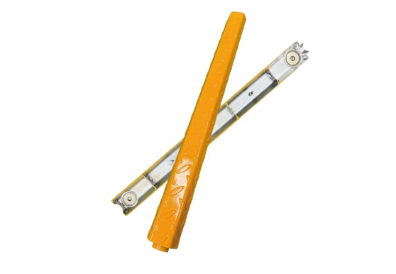 アラオ ゲートストッパー 【1本】 56ｗ×600Ｌ×20ｔ スチール＋ネオジウム磁石2ヶ付