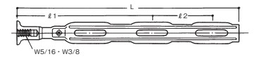 岡部 フォームタイ　Ｋ型　8-3L（W5/16） 150本入